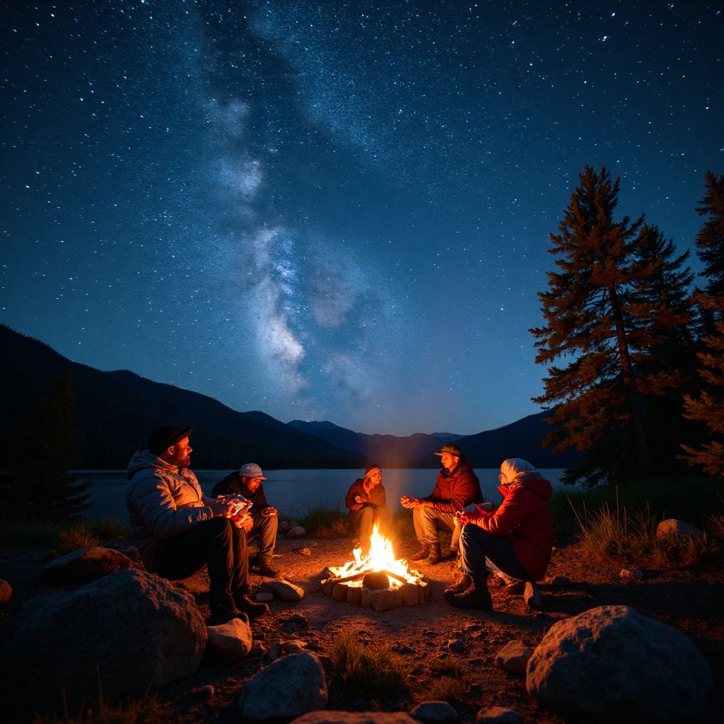 Starry Night Camping